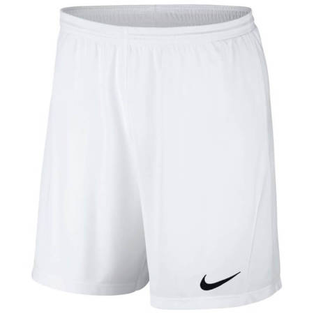 Spodenki męskie sportowe Nike Dri-FIT Park III białe poliestrowe L